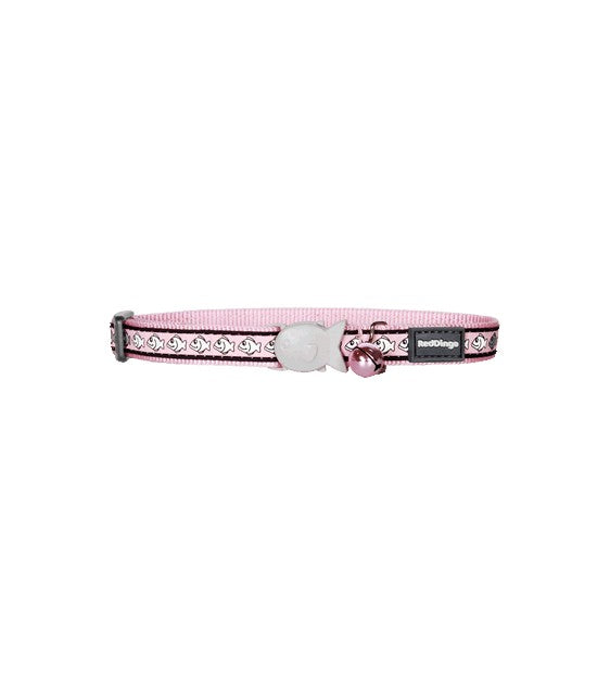 Red Dingo Reflective Cat Collar (Pink)