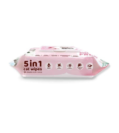 $3.70 ONLY: Kit Cat 5 In-1-Cat Wipes (Cherry Blossom)