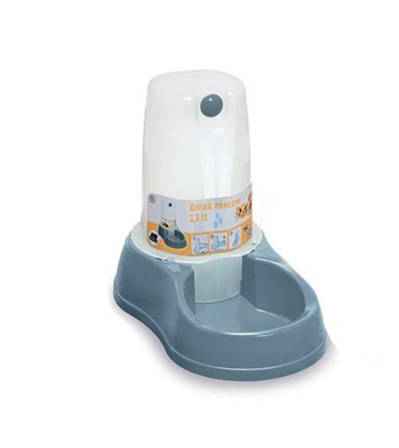 Stefanplast Water Dispenser For Cats & Dogs (Steel Blue) - Good Dog People™