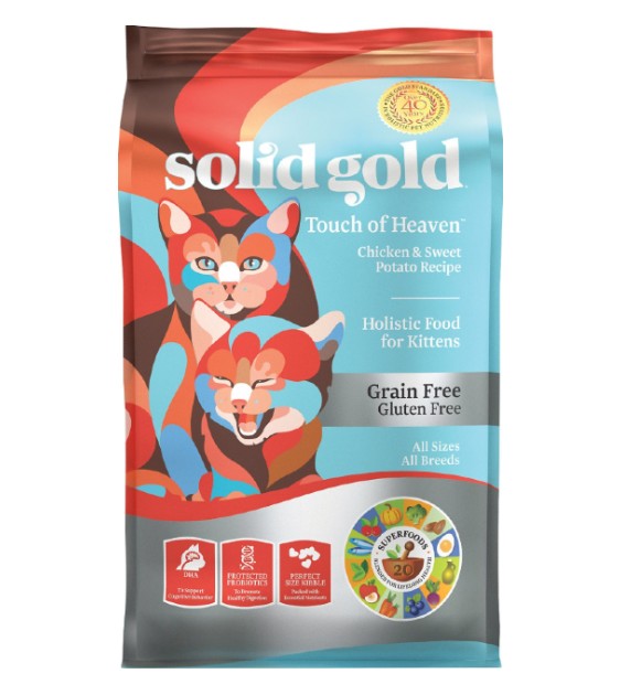 Solid Gold Touch of Heaven Chicken & Sweet Potato Kitten Formula Grain-Free Dry Cat Food